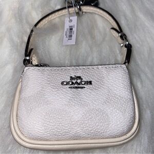 Coach 🤍 Mini Nolita Bag Charm New with tags